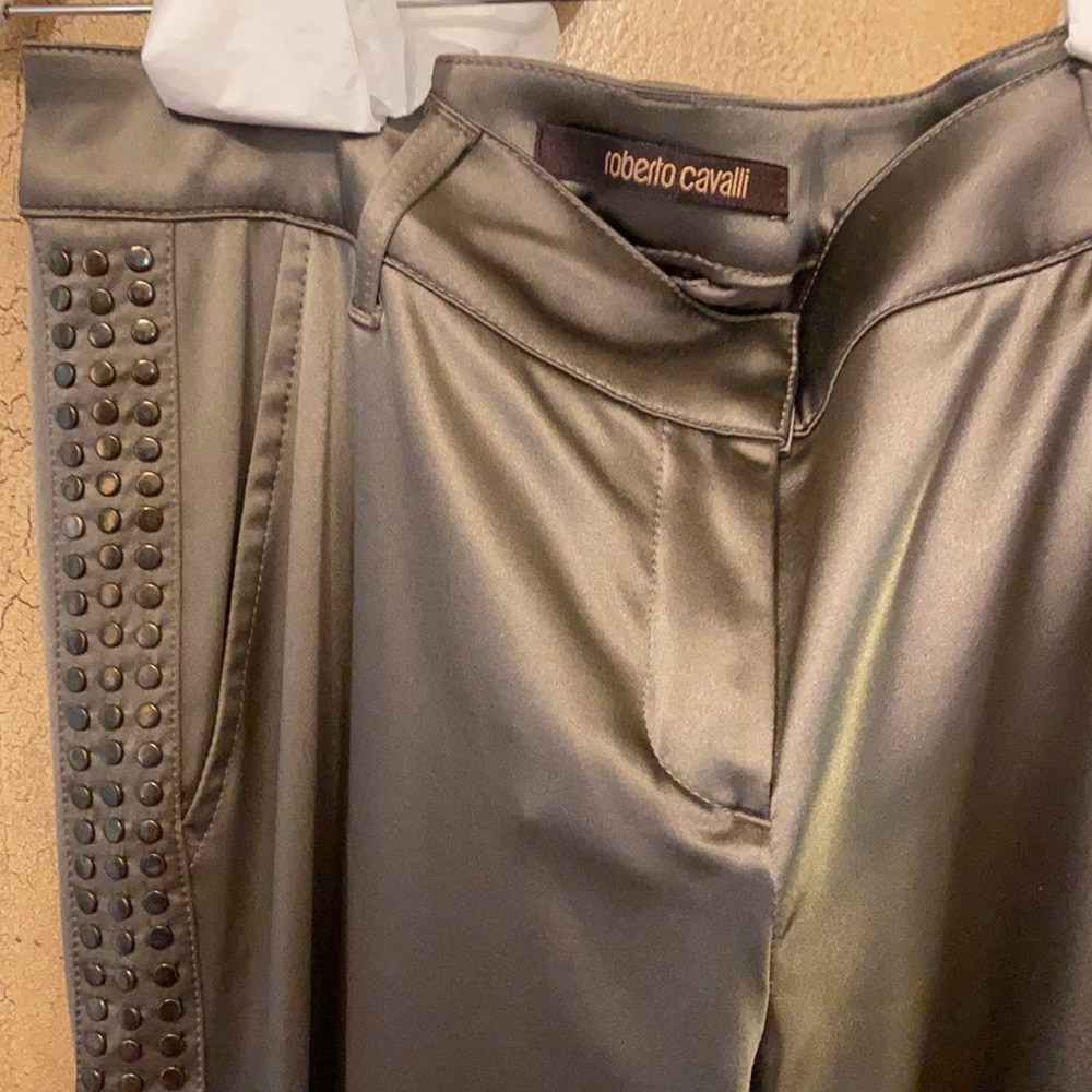 Roberto Cavalli pewter/gray – silver pants